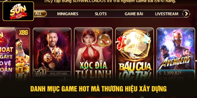 Home 16 Danh mục game hot mà thương hiệu xây dựng