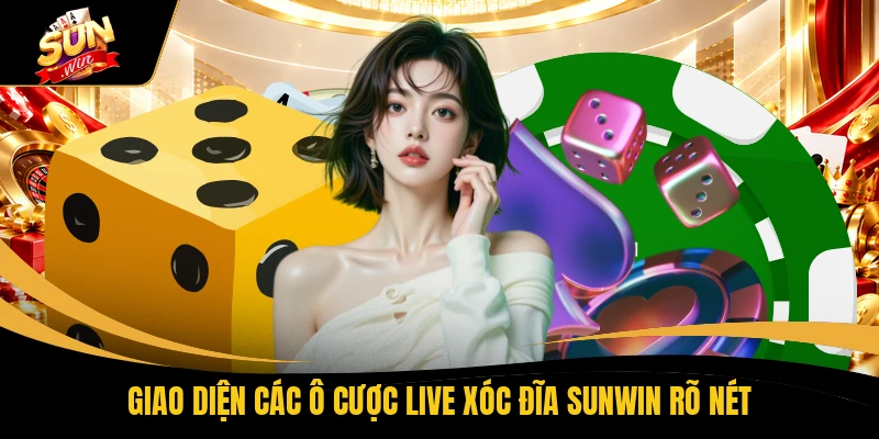 Giao diện các ô cược Live Xóc Đĩa SUNWIN rõ nét